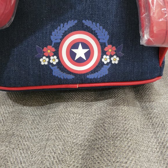 Captain America Anniversary Edition Loungefly Backpack main image 6